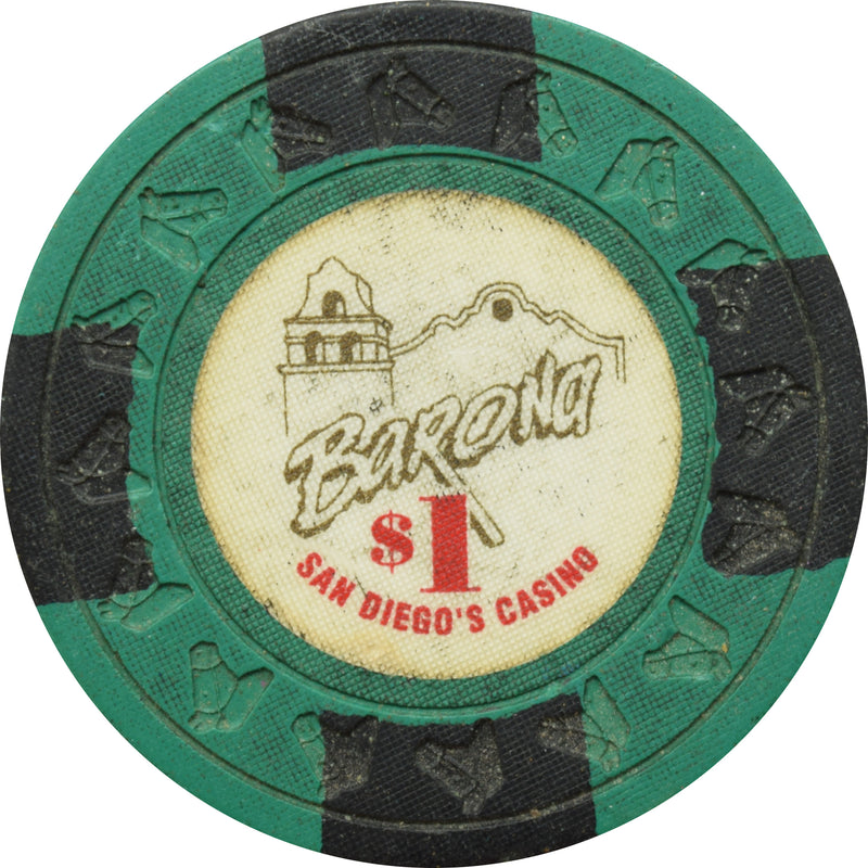 Barona Resort & Casino Lakeside California $1 Chip HHR Mold