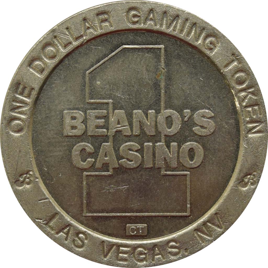 Beanos Casino Bar Grill Las Vegas Nevada $1 Token 1990