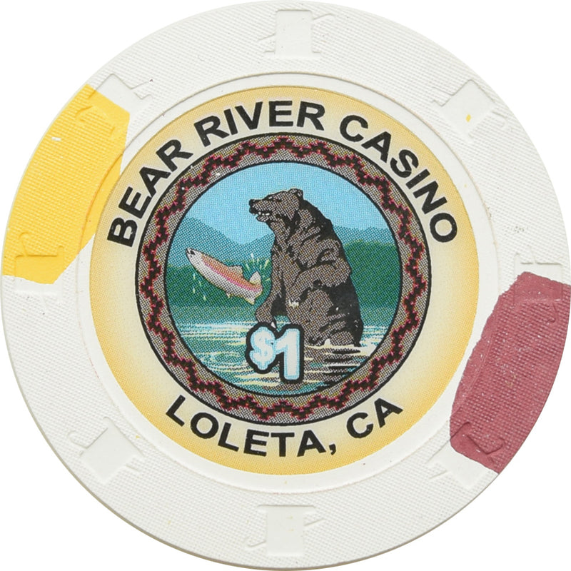 Bear River Casino Loleta CA $1 Chip