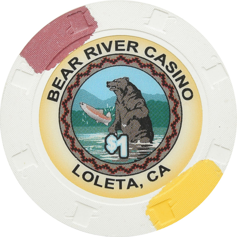Bear River Casino Loleta CA $1 Chip