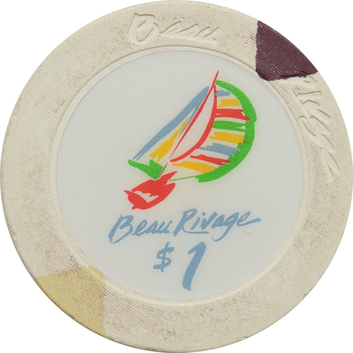 Beau Rivage Casino Biloxi Mississippi $1 Chip #2