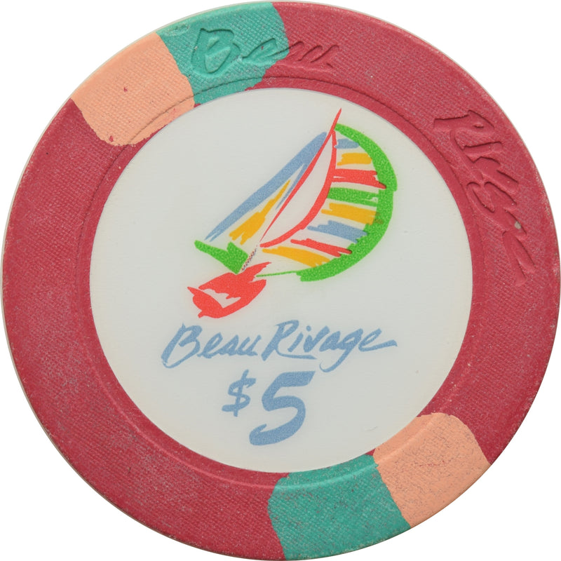 Beau Rivage Casino Biloxi MS $5 Chip