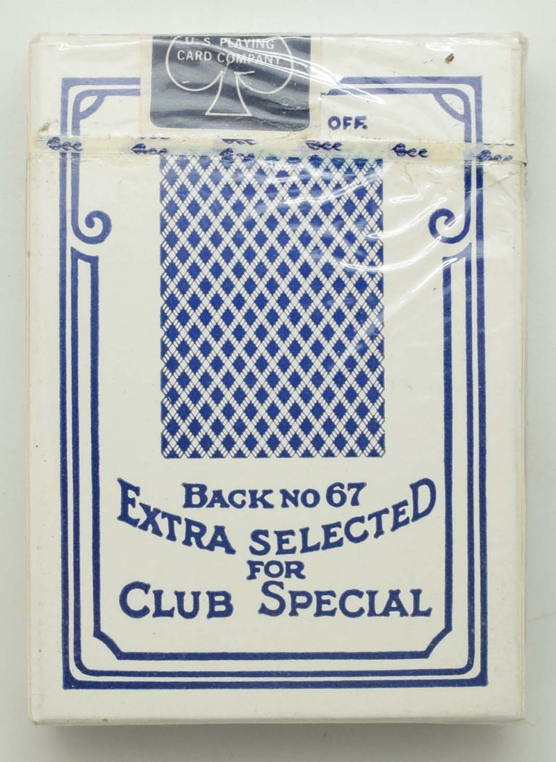 Vintage Bee Club Special No. 92 USPC Seal NEW Blue Playing Card Deck