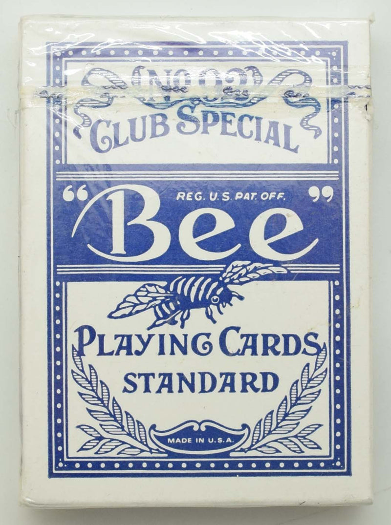 Vintage Bee Club Special No. 92 USPC Seal NEW Blue Playing Card Deck