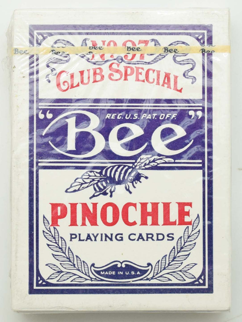Vintage Bee Club Special No. 97 USPC Seal NEW Pinochle Playing Card Deck