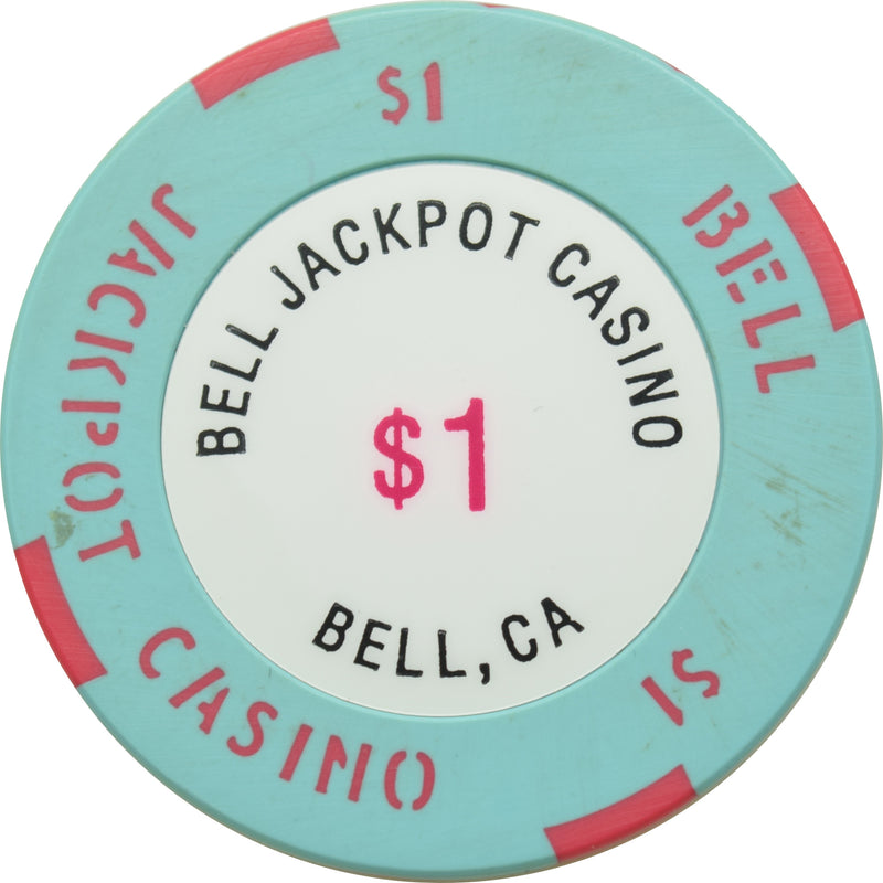 Bell Jackpot Casino Bell California $1 Chip