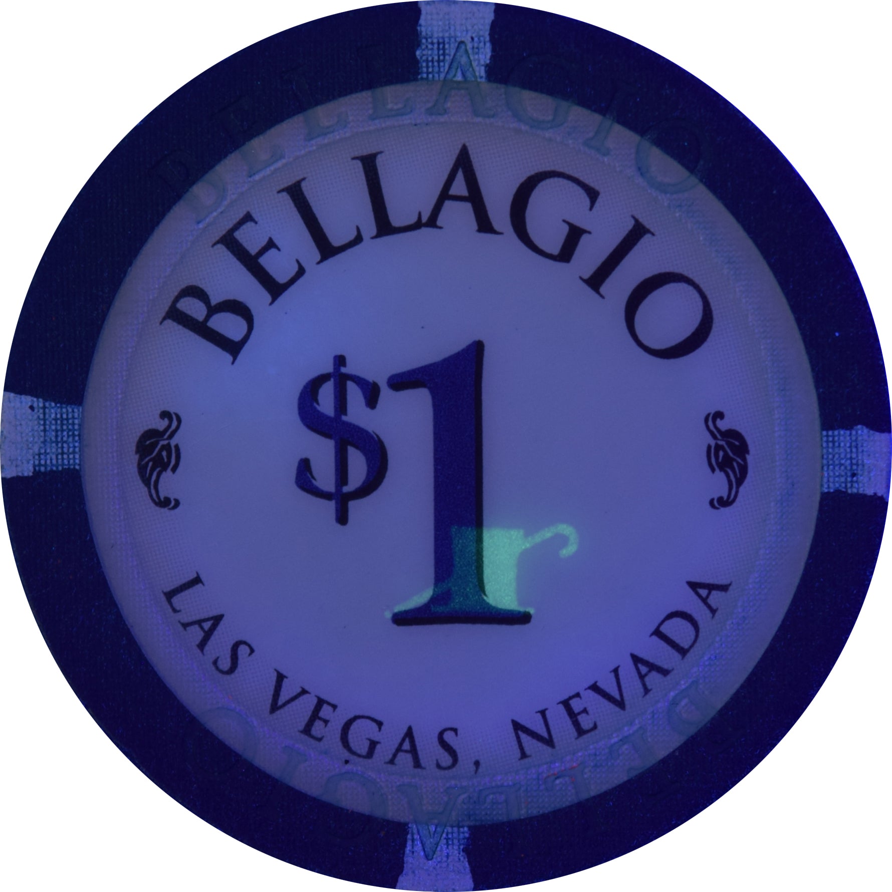 Bellagio Casino Las Vegas Nevada $1 Chip 1998