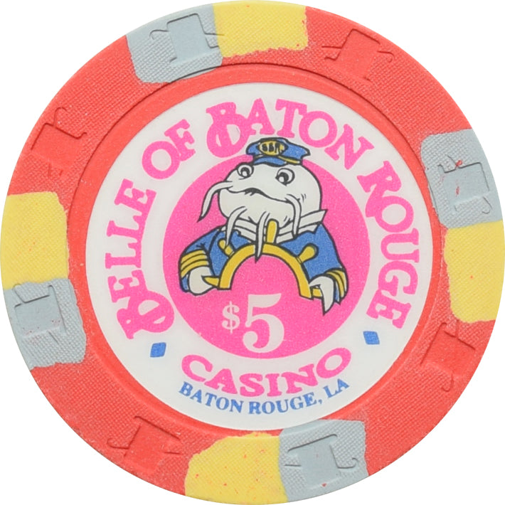 Belle of Baton Rouge Casino Baton Rouge LA $5 Chip