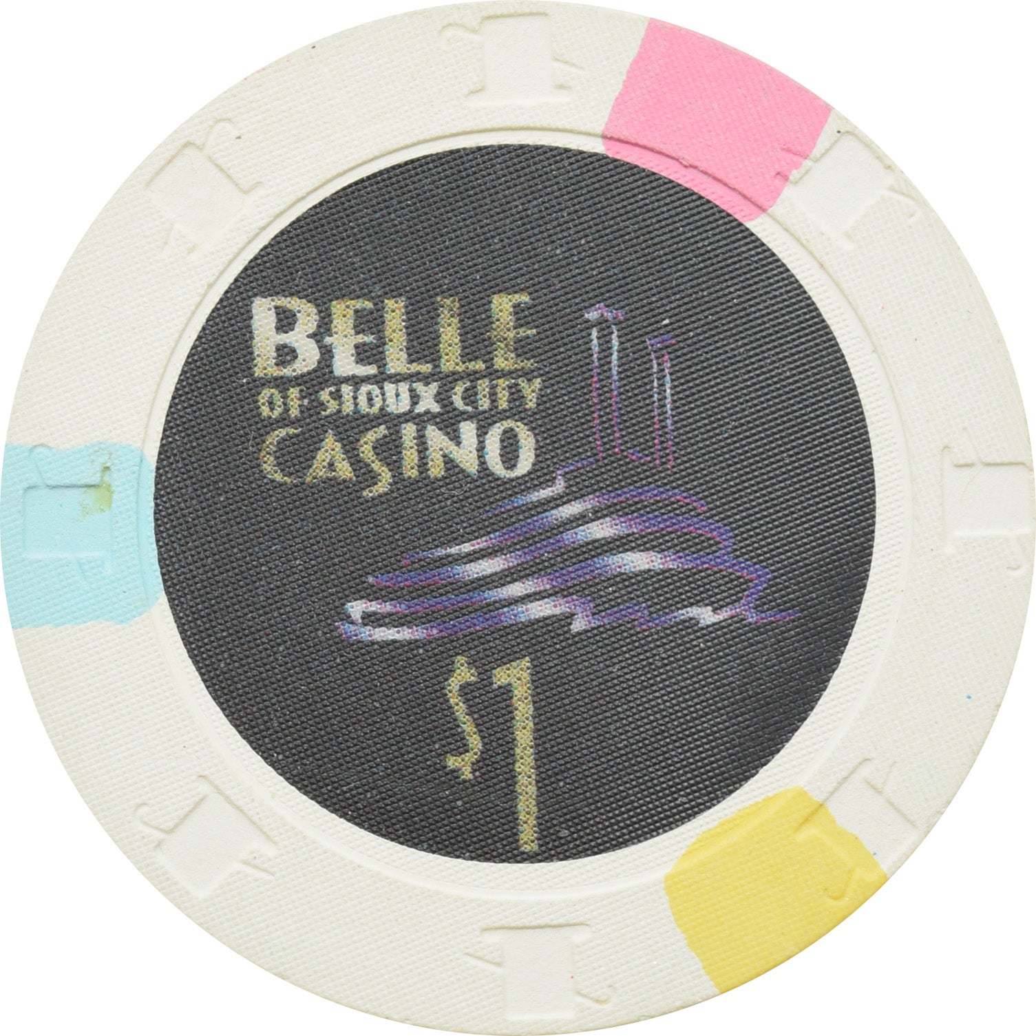 Belle of Sioux City Casino Sioux City IA $1 Chip