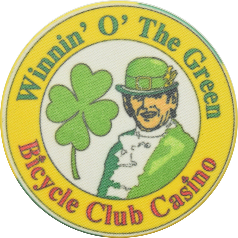 Bicycle Club Casino Bell Gardens CA $5 NCV Chip (Winnin' O' The Green Tournament)