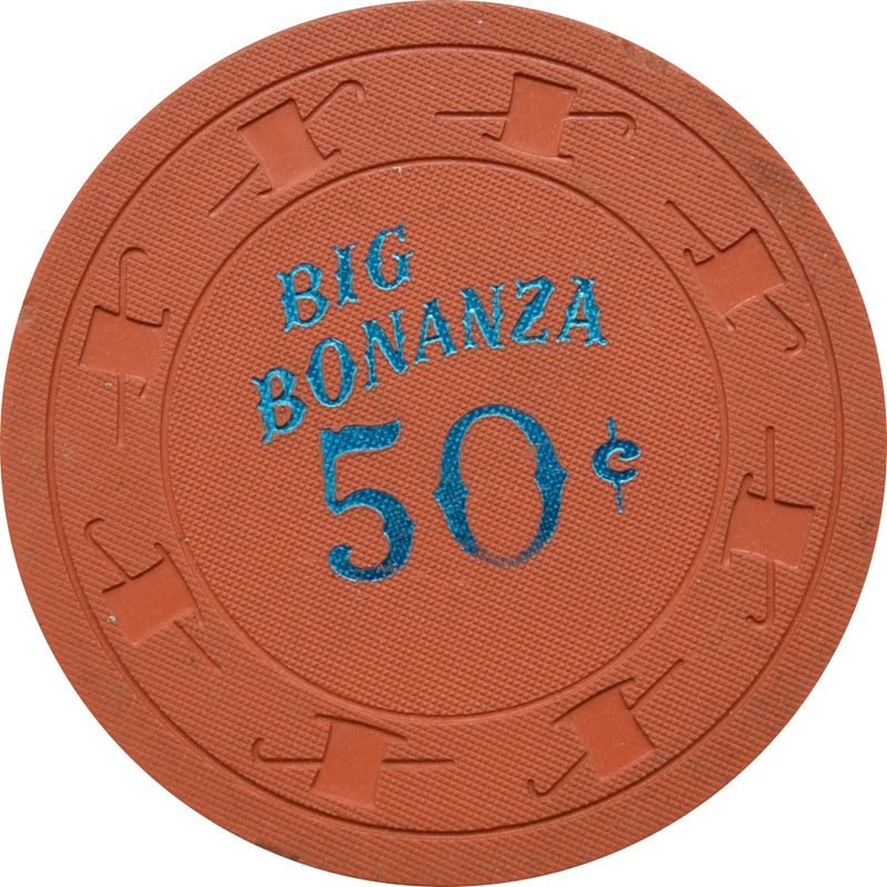 Big Bonanza Casino N. Las Vegas Nevada 50 Cent Chip 1967