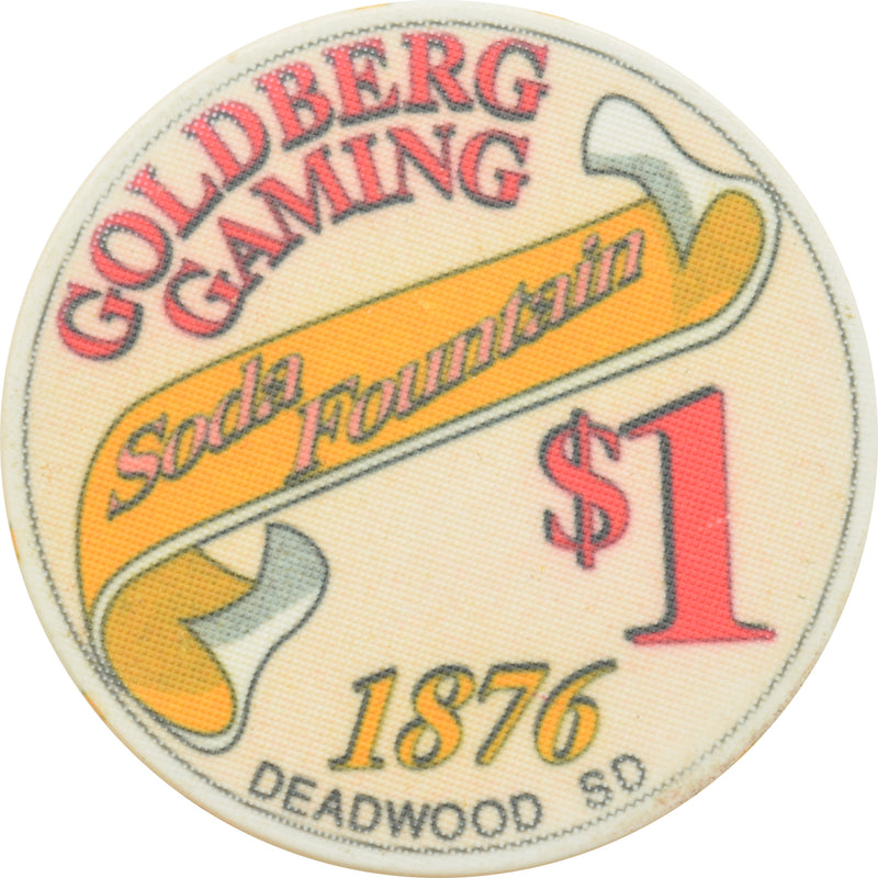 Goldberg Gaming (Big Jake's) Casino Deadwood South Dakota $1 Chip