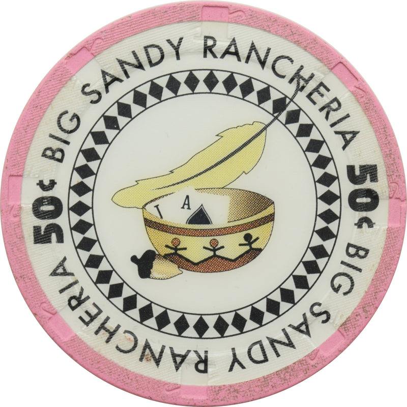 Big Sandy Rancheria Casino Auberry California 50 Cent Chip