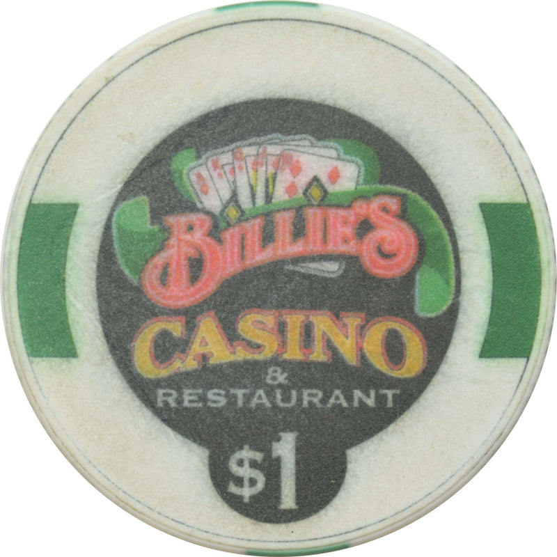 Billie's Casino Renton Washington $1 Chip