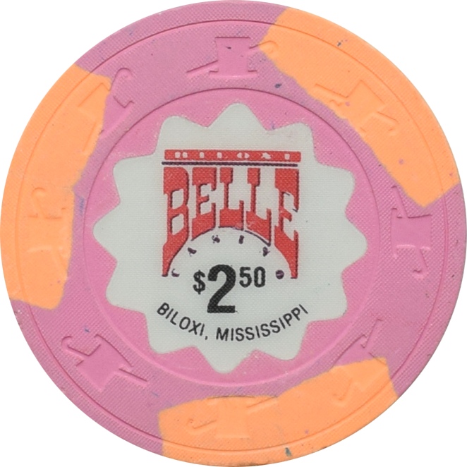 Biloxi Belle Casino Biloxi Mississippi $2.50 Chip
