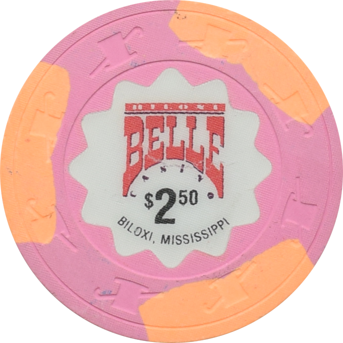 Biloxi Belle Casino Biloxi Mississippi $2.50 Chip