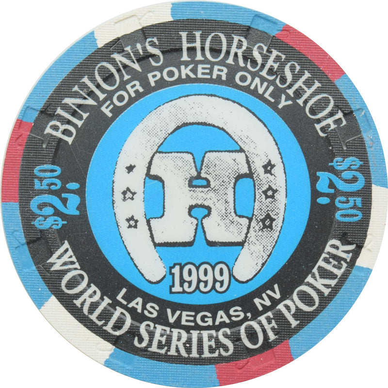 Horseshoe Club Casino Las Vegas Nevada $2.50 Noel Furlong Gallery of Champions Chip 1999