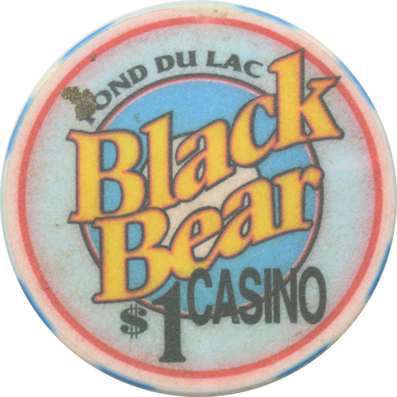 Black Bear Casino Carlton Minnesota $1 Chip