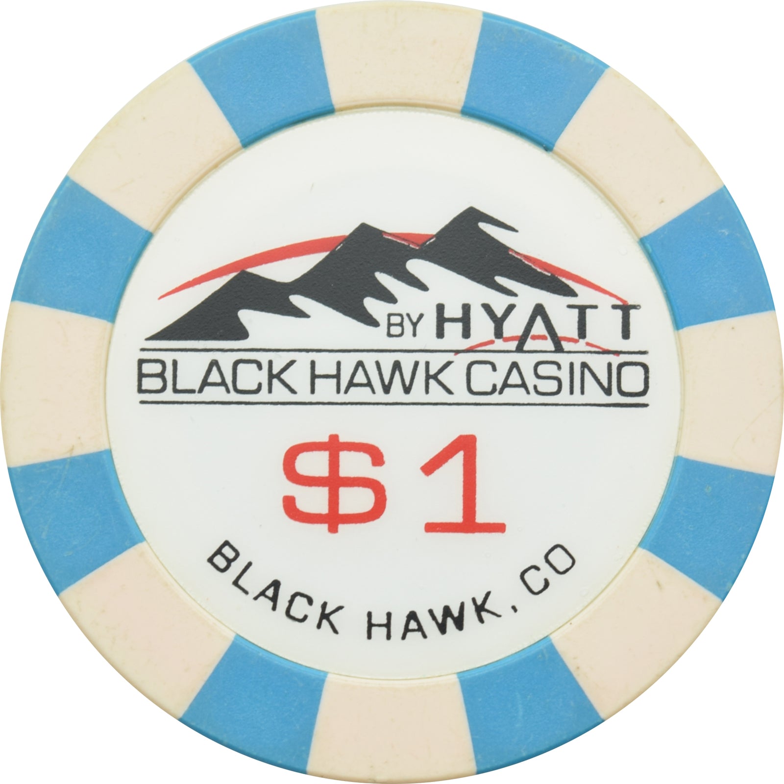 Black Hawk Casino by Hyatt Black Hawk Colorado 1 Chip
