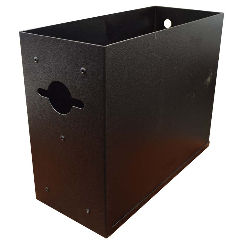 Black Oversized Slim Line Drop Box Shield (12” x 5¾” x 15”)