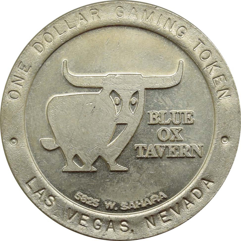 Blue Ox Tavern Las Vegas Nevada $1 Token 1996