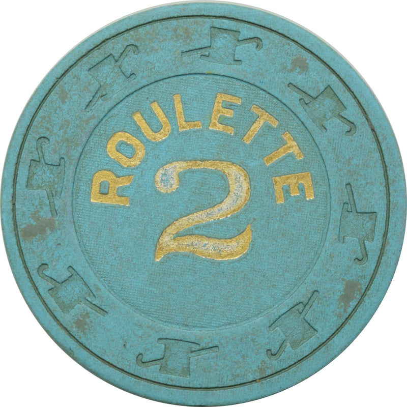 Paulson Blue Color Roulette Chip
