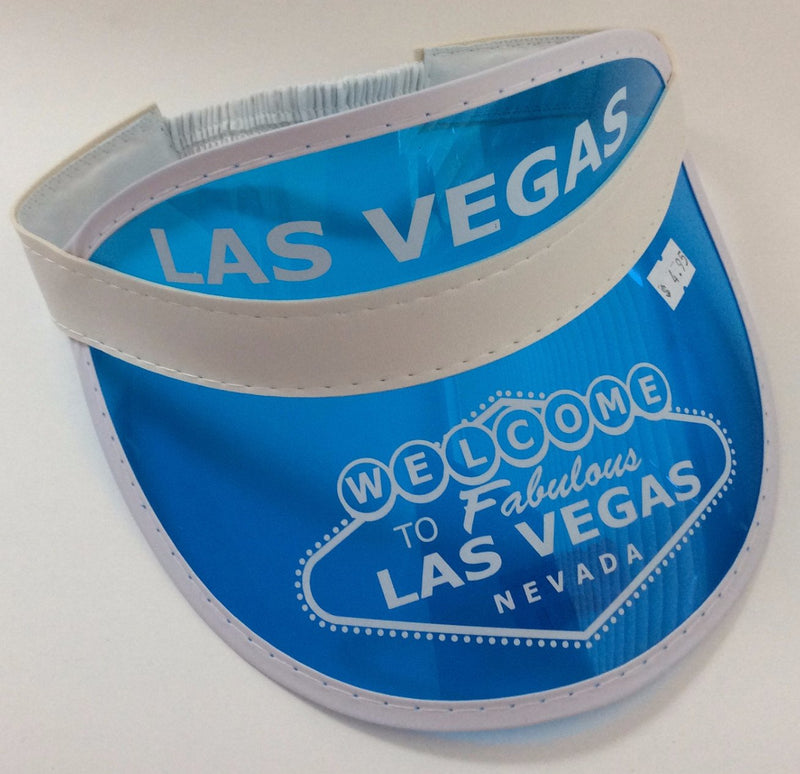 Las Vegas Dealer Visor - One Size Fits Most - BLUE