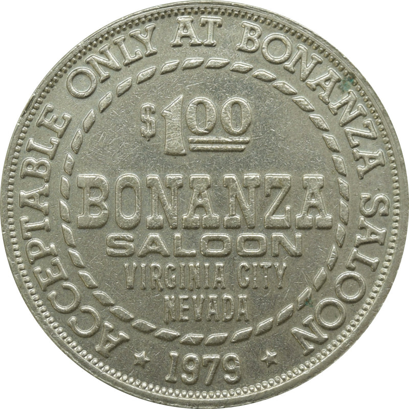 Bonanza Club Casino Virginia City NV $1 Token 1979