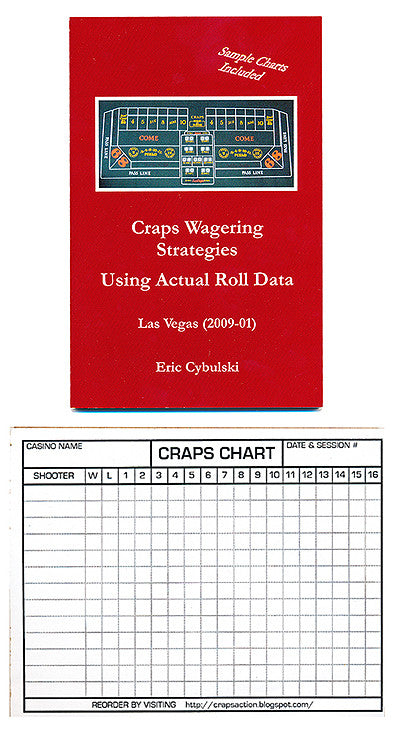 Craps Wagering Strategies Book with Chart - Spinettis Gaming - 1
