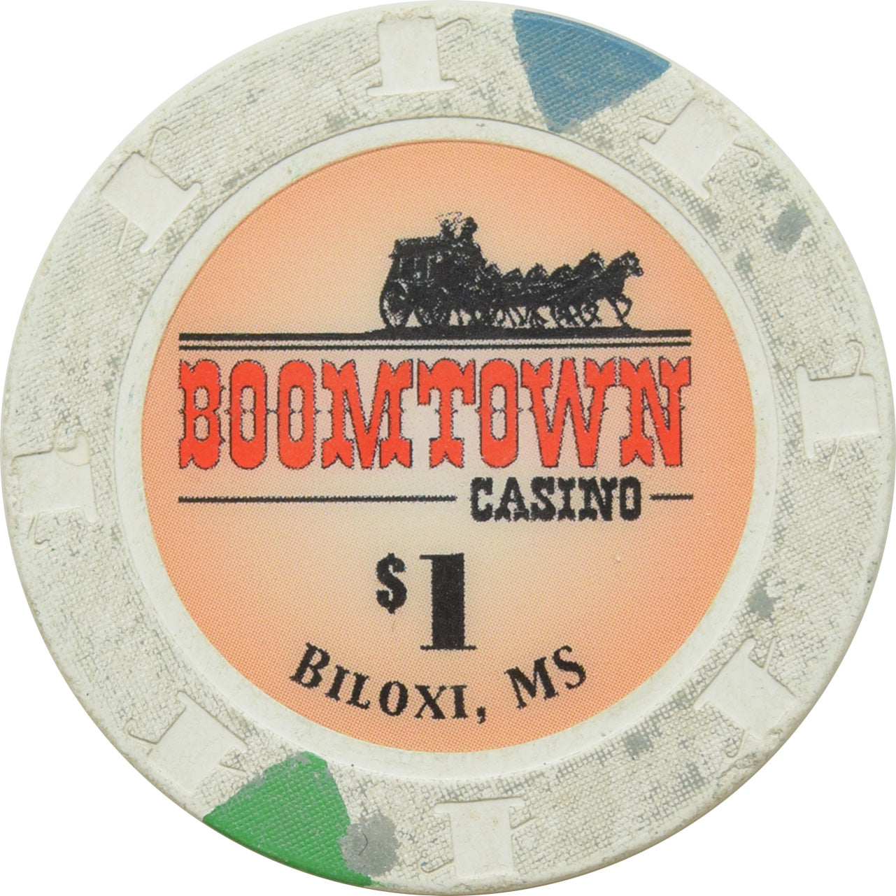 Boomtown Casino Biloxi MS $1 Chip #2