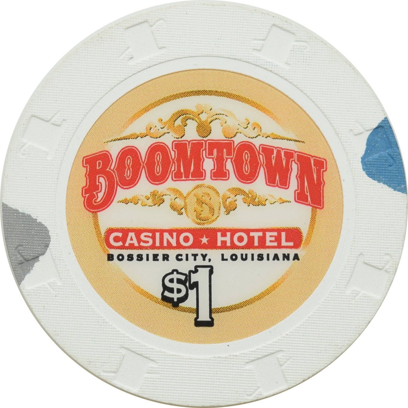 Boomtown Casino Bossier City LA $1 Chip