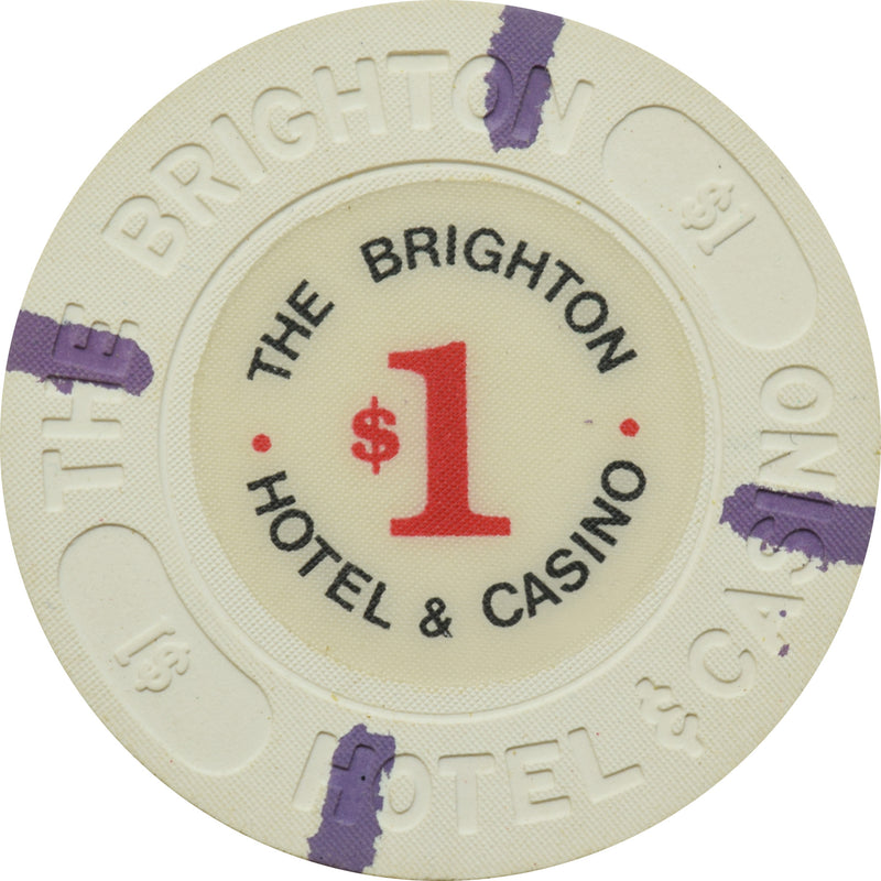 The Brighton Casino Atlantic City New Jersey $1 Chip