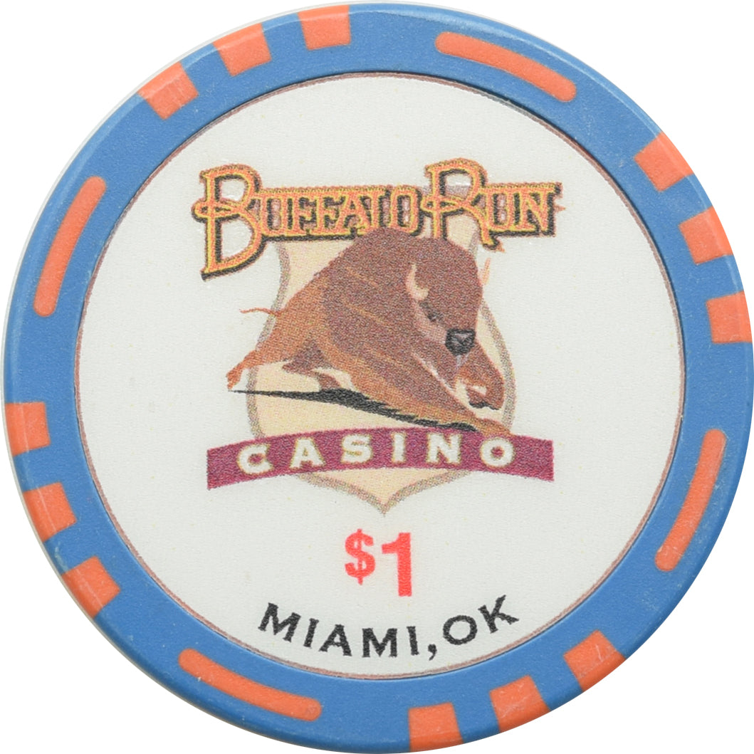 Buffalo Run Casino Miami Oklahoma $1 Chip