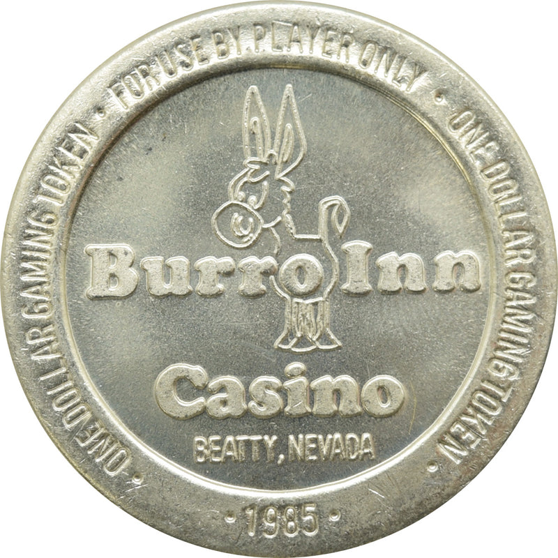 Burro Inn Casino Beatty NV $1 Token 1985