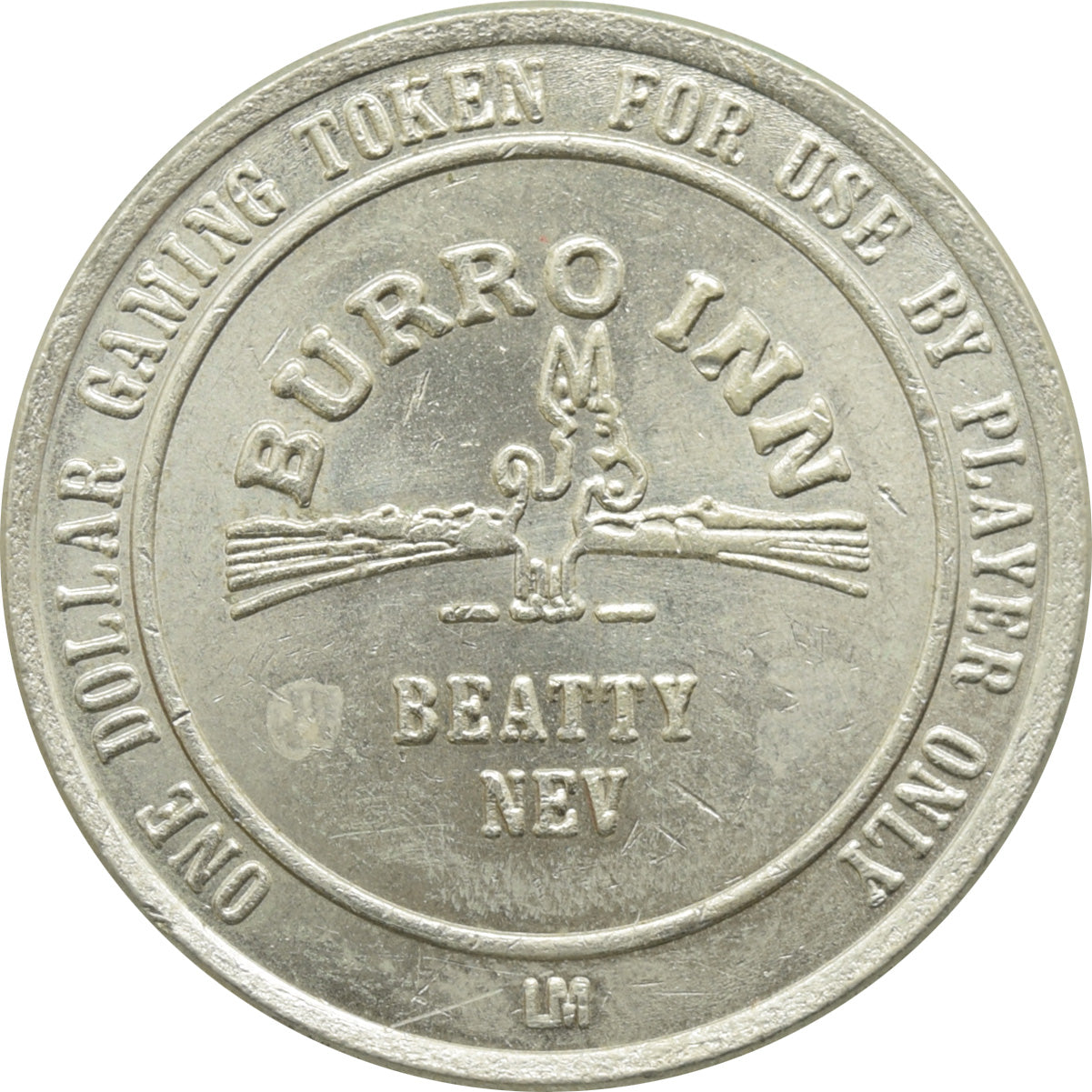 Burro Inn Casino Beatty NV $1 Token 1990