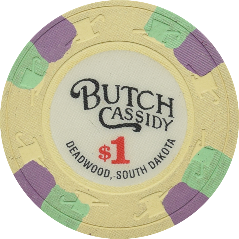 Butch Cassidy Casino Deadwood South Dakota $1 Chip