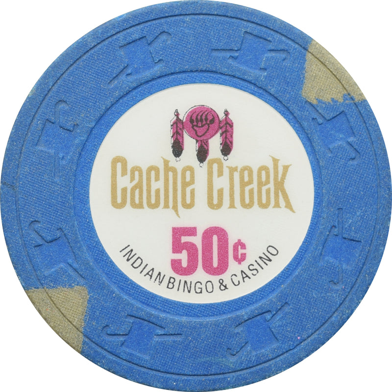 Cache Creek Casino Brooks CA 50 Cent Chip