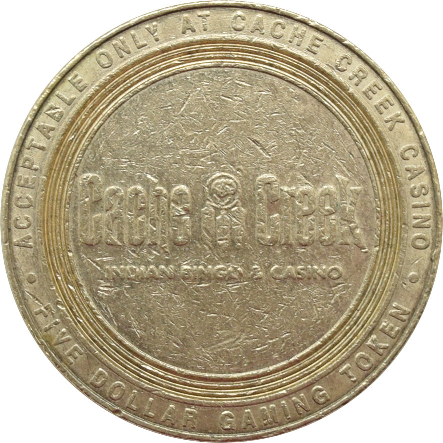 Cache Creek Casino Brooks California $5 Token