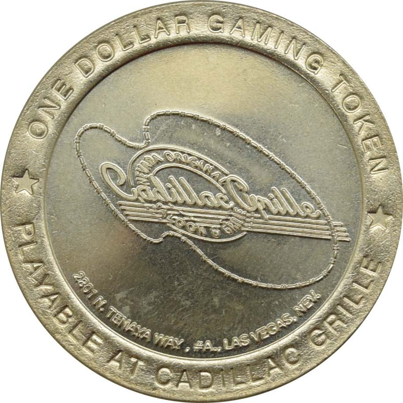 Cadillac Grille Las Vegas Nevada $1 Token 1994