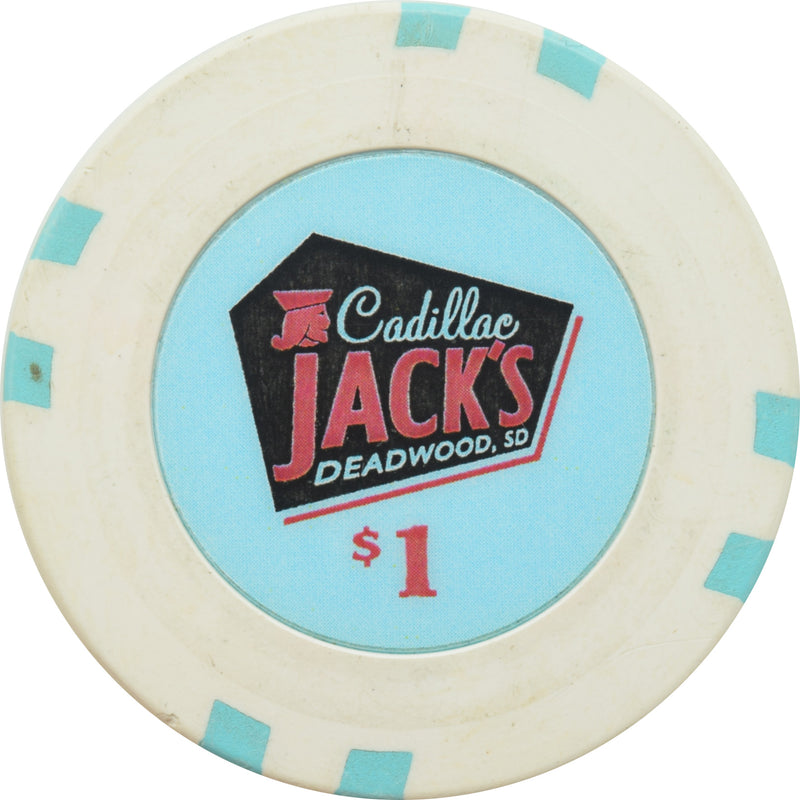 Cadillac Jack's Casino Deadwood SD $1 Chip
