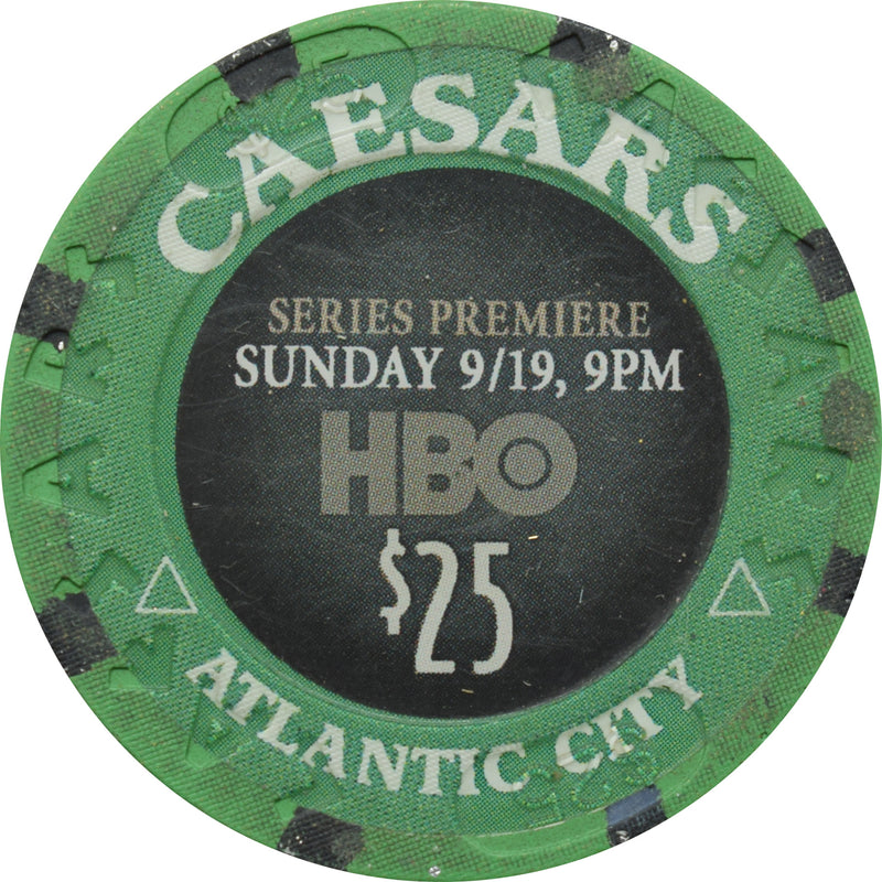 Caesars Casino Atlantic City New Jersey $25 Boardwalk Empire Chip