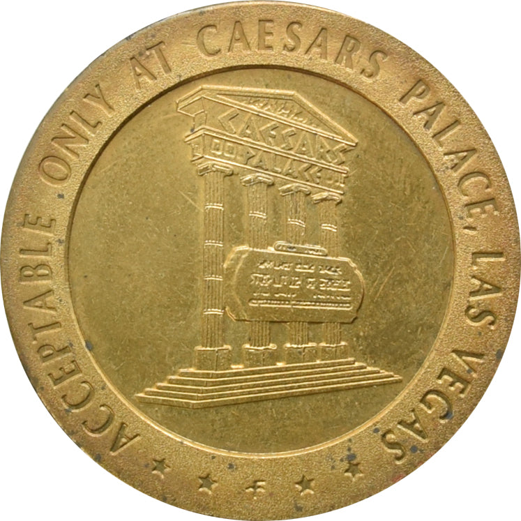 Caesars Palace Casino Las Vegas 50 Cent Gaming Token 1967