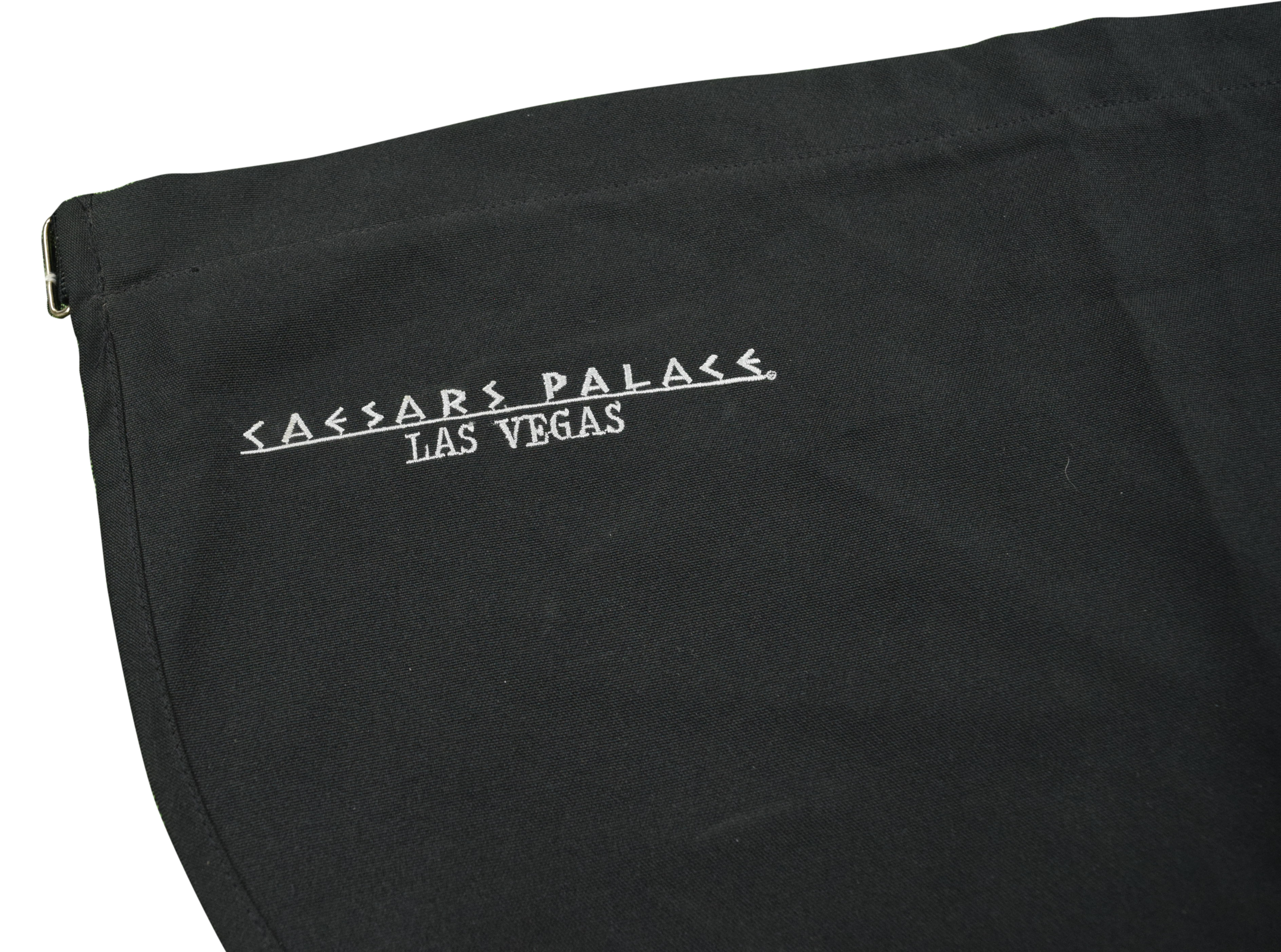 Caesars Palace Casino Las Vegas Nevada Black Dealer Apron