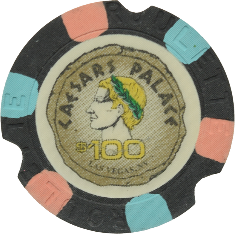 Caesars Palace Casino Las Vegas Nevada $100 Roulette Prototype Chip