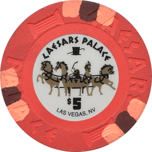 Caesars Palace Casino Las Vegas Nevada $5 Chip 2013