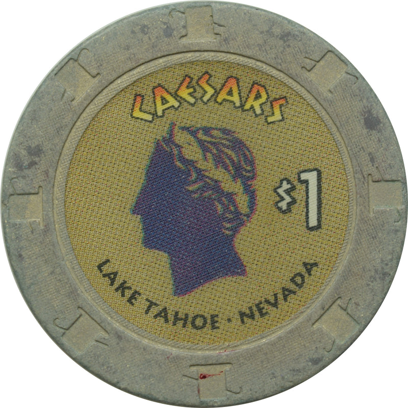 Caesars Tahoe Casino Lake Tahoe NV $1 Chip 1997
