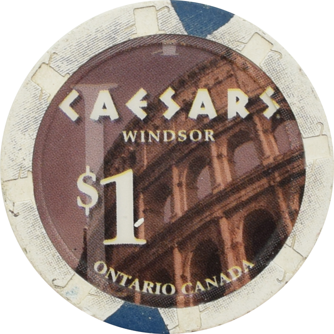 Caesars Windsor Casino Windsor Ontario $1 Chip