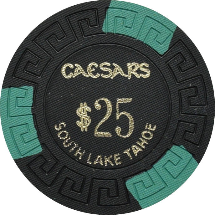 Caesars Inn Casino Lake Tahoe Nevada $25 Chip 1969