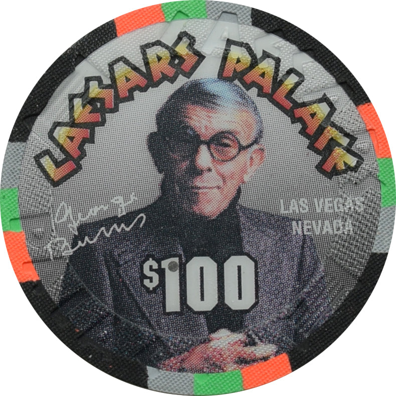 Caesars Palace Casino Las Vegas Nevada $100 George Burns Chip 1995