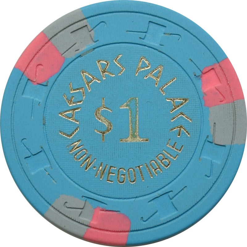 Caesars Palace Casino Las Vegas Nevada $1 Non-Negotiable Chip 1980s